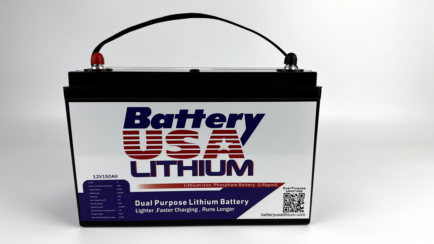 12v-150ah Dual-Purpose Starting Lithium Battery