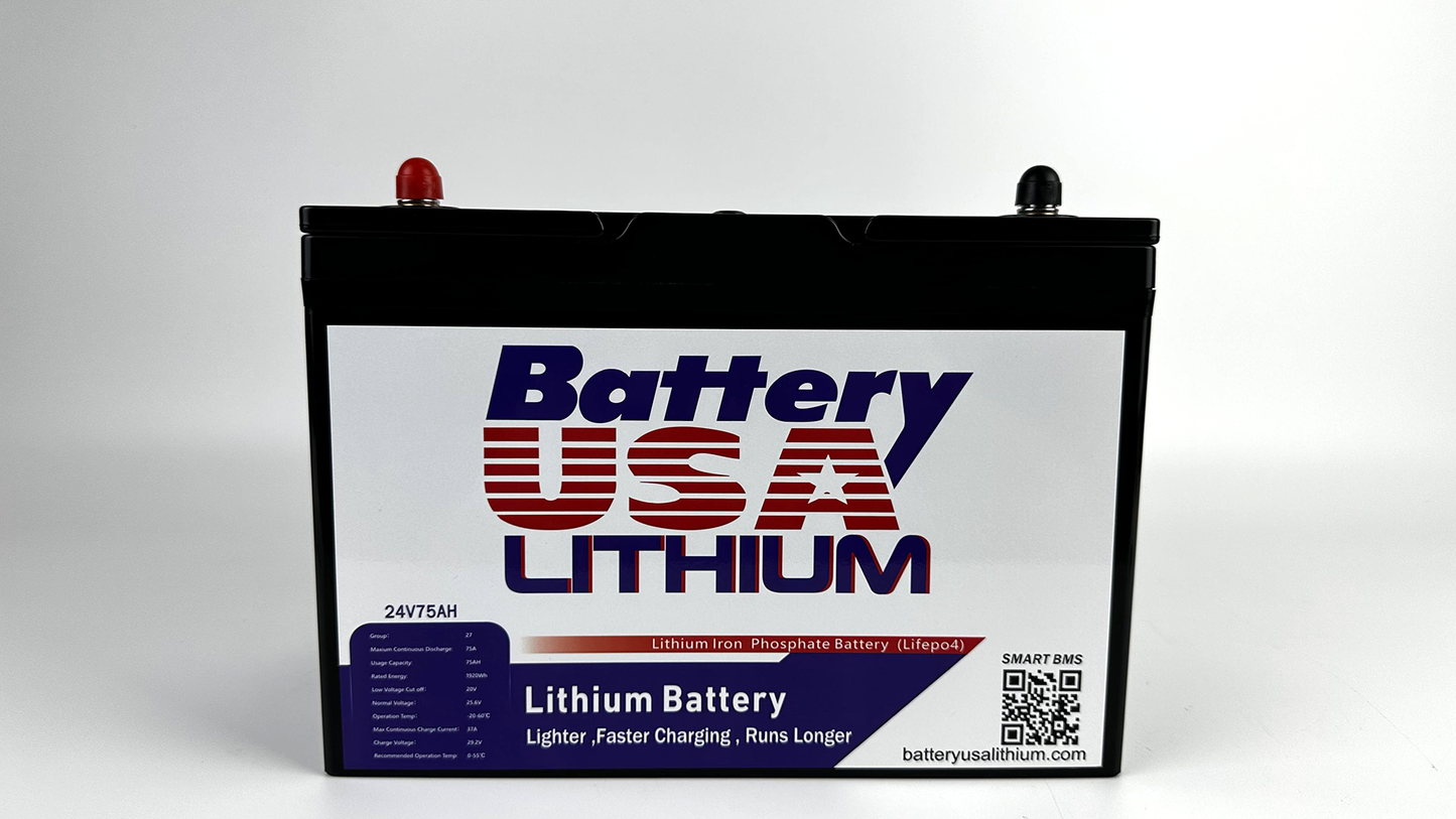 24v-75ah Lithium Battery